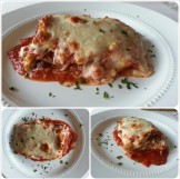 homemade wholewheat meat lasagna